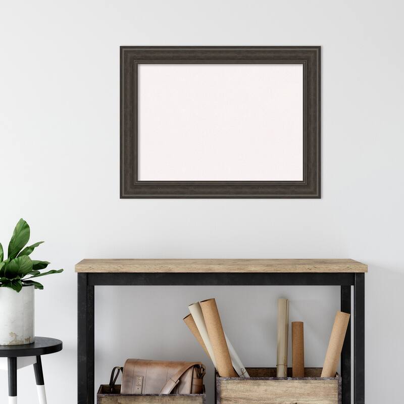 Shipwreck Framed White Corkboard Bulletin Board