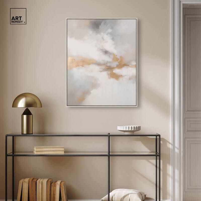 Fleeting Gold I Canvas by Art Remedy