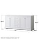 preview thumbnail 8 of 16, Wyndham Collection Avery 72" Double Free Standing Vanity Cabinet -