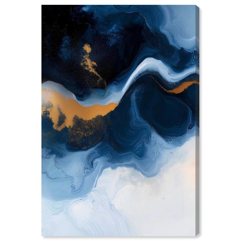 Blue Deep I Canvas by Art Remedy, Gallery Wrapped - 30" x 45"