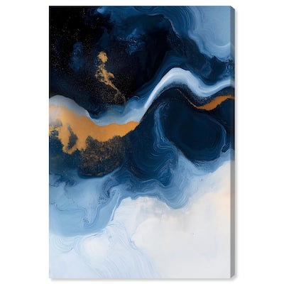 Blue Deep I Canvas by Art Remedy, Gallery Wrapped