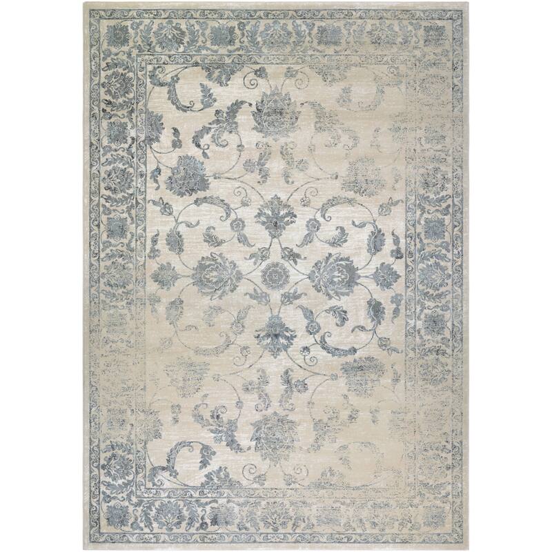Couristan Provincia Botanic Applique Area Rug - 9'2" x 12'5" - Beige/Grey