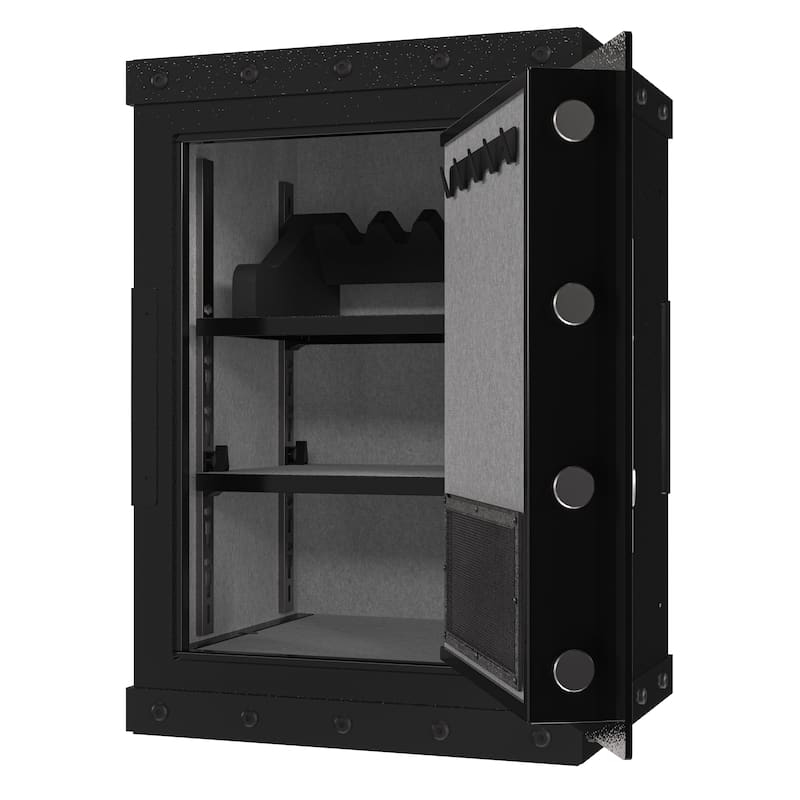 Three-lock safe, measuring 24.4 ″ × 16.5″ × 14.9 ″, suitable for home and office use, large steel digital safe equipped