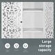 preview thumbnail 5 of 14, PHI VILLA 2-door Retro Antique Hollow-Carved Storage Cabinet