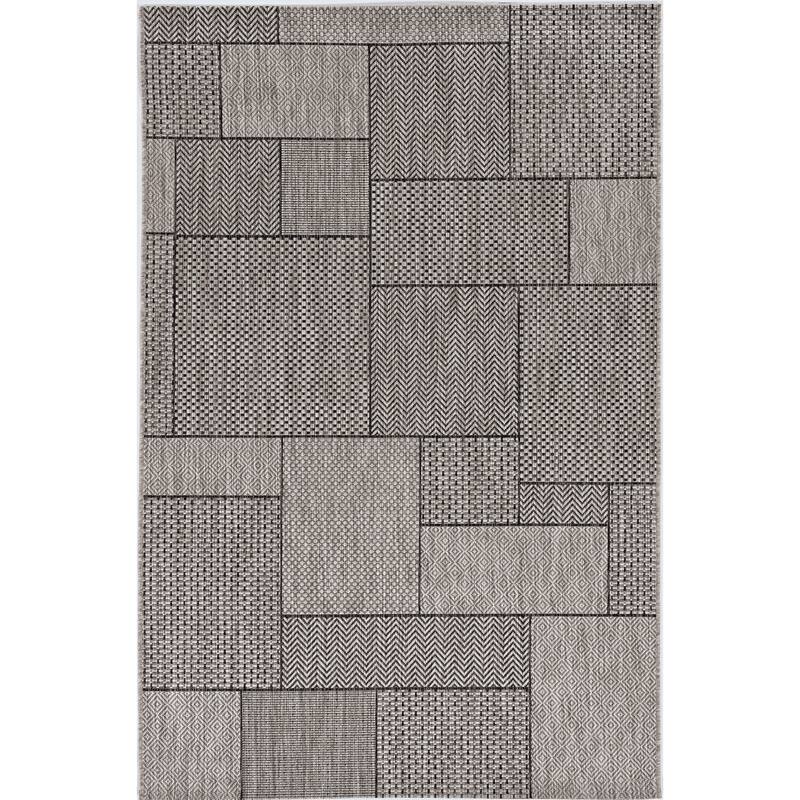 Domani Brush Colorblock Indoor/Outdoor Area Rug - 3'3" x 4'11"