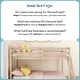 preview thumbnail 10 of 24, Now Furniture Low Bunk Bed for Kids, Twin over Twin