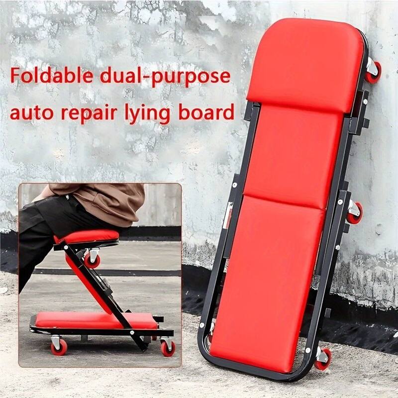 Multiple Mechanical Crawling Seats,36/40 in 2-in-1 Rolling Stools