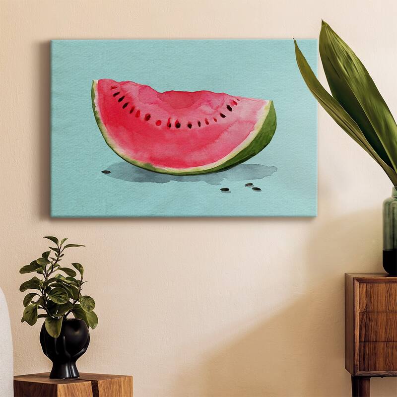 Summer Watermelon I Premium Gallery Wrapped Canvas - Ready to Hang