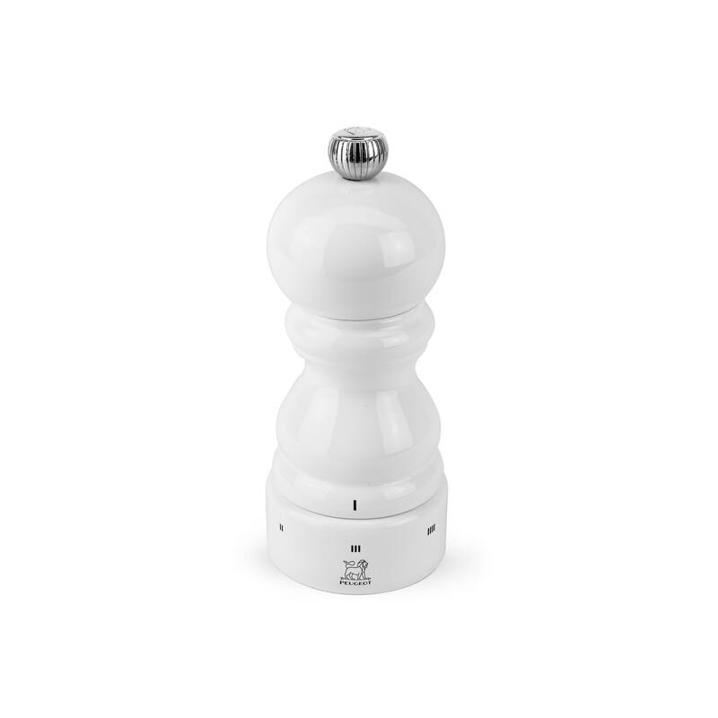 Peugeot Paris U'Select Salt Mill, 5-Inch, White Lacquer