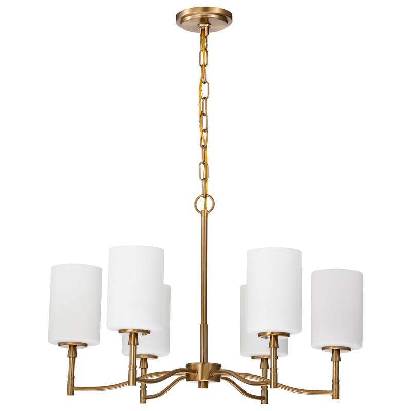 Nuvo Lighting 60/8206 Liam 6 Light 25" Wide Chandelier