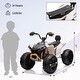 preview thumbnail 22 of 23, 24V 2-Seater Ride On ATV for Kids, Electric Off-Road Vehicle with Powerful Motor, LED Lights, Music