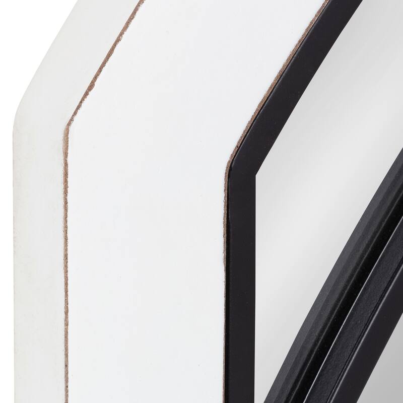 Kate and Laurel Haldron Wood Arch Mirror - 24x36