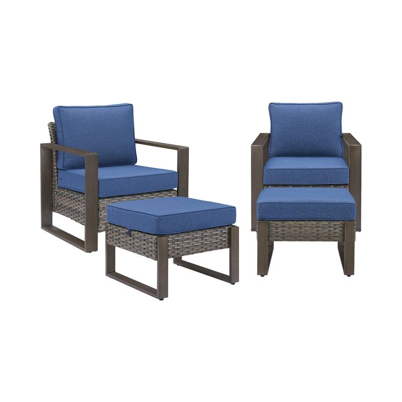 Pocassy Outdoor Patio Chairs Set for Garden Yards