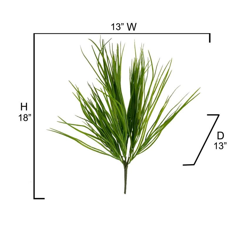 Artificial Monkey Grass Bush, Set of 3