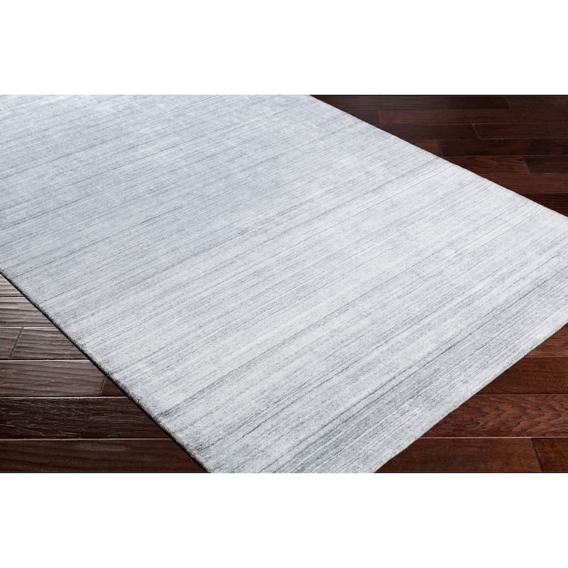 Belmont Handmade Heathered Wool Blend Area Rug
