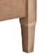 SAFAVIEH Couture Freida Wood Patio Arm Chair - 31.4" W x 35.6" L x 32.6" H - 31"W x 36"D x 33"H