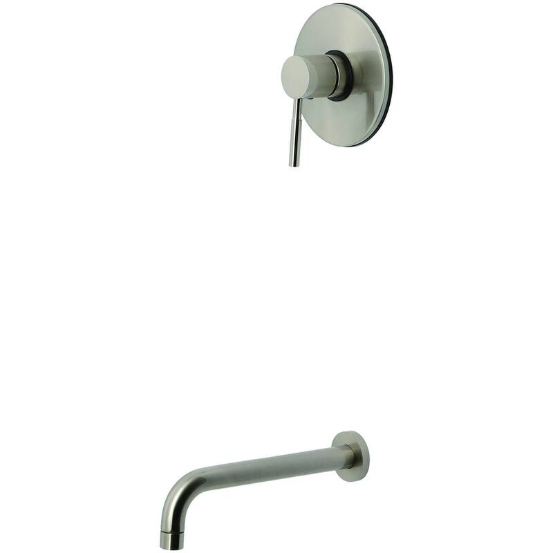 Kingston Brass KB633.DLTO Concord 10-13/16" Tub Spout with - Brushed Nickel