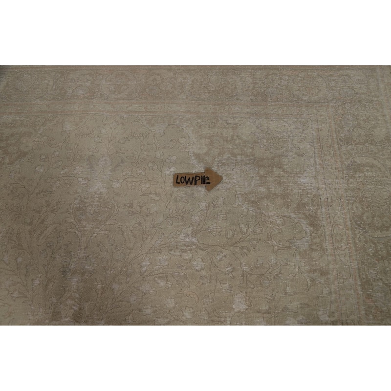 Tabriz Persian Area Rug Handmade Vintage Wool Carpet - 8'3"x 10'4"