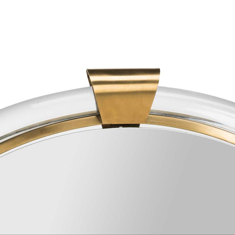 SAFAVIEH Couture Donzel Acrylic Mirror - Clear - 26 In W x 26 In D x 1.19 In H