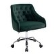 preview thumbnail 23 of 31, Modern Home Office Chair Velvet Swivel Armchair Chair with Soft Seat - 23.00 x 20.00 x 36.00 inch