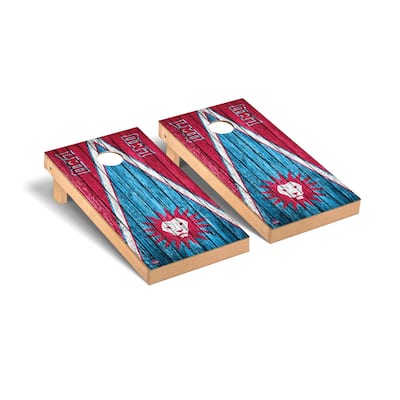 Loyola Marymount Lions Weathered Cornhole Board Set
