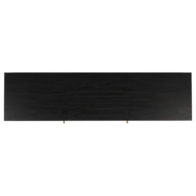 SAFAVIEH Krystina 2 Door 2-Shelf Media Stand - 59" W x 15" D x 24" H - 59Wx15Dx24H
