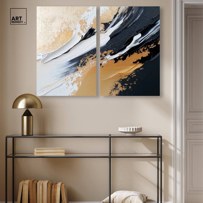 Forces III Canvas Set of 2 by Art Remedy, Gallery Wrapped