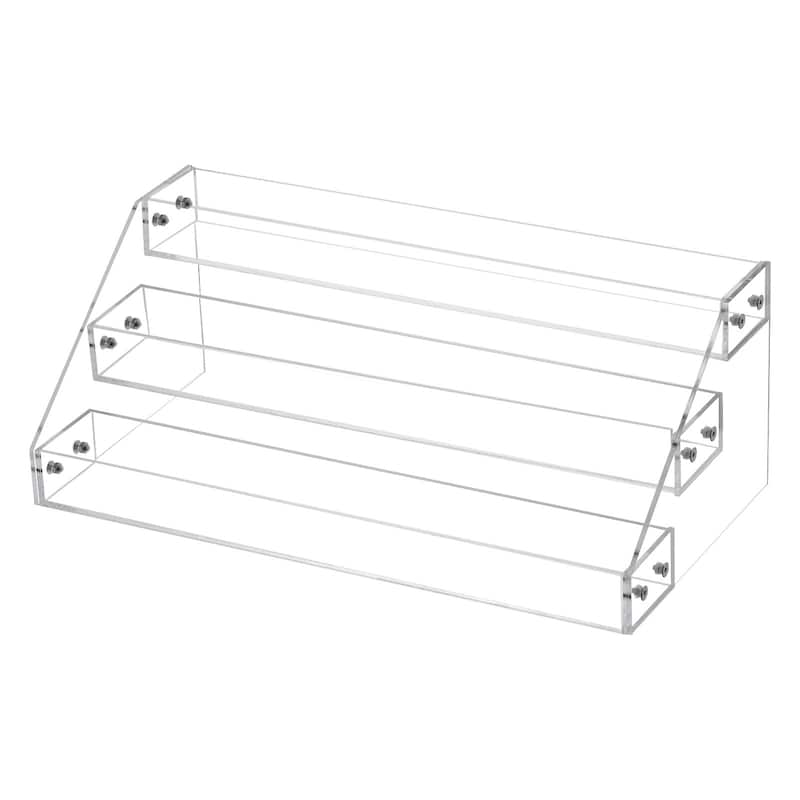Clear Acrylic Spice Rack Kitchen Seasoning Jars Rack For Cabinet