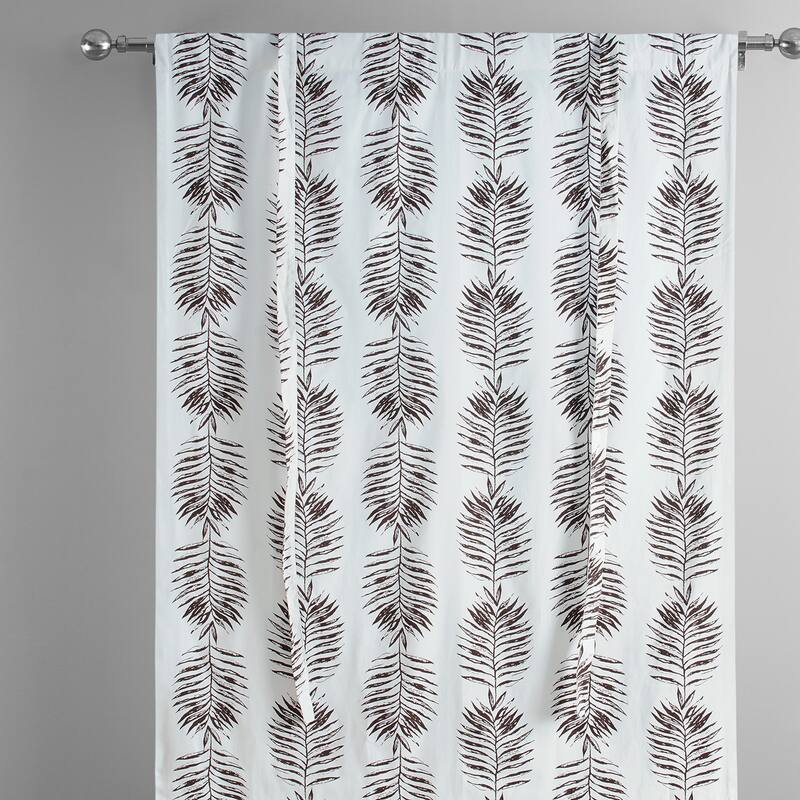 Exclusive Fabrics Sago Printed Cotton Tie-Up Window Shade (1 Panel)