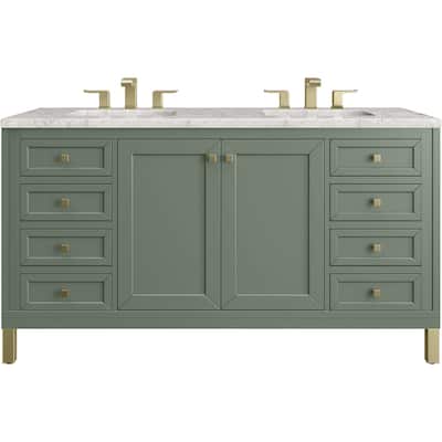 James Martin Vanities 503-V60D-3EJP Chicago 60" Free Standing Double