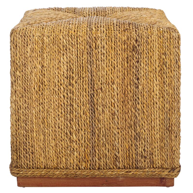SAFAVIEH Couture Donnabella Woven Abaca Ottoman