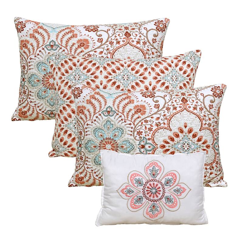 Serenta 6 Piece Cotton Blend Daybed Bedspread Coverlet Set - 75" x 39"
