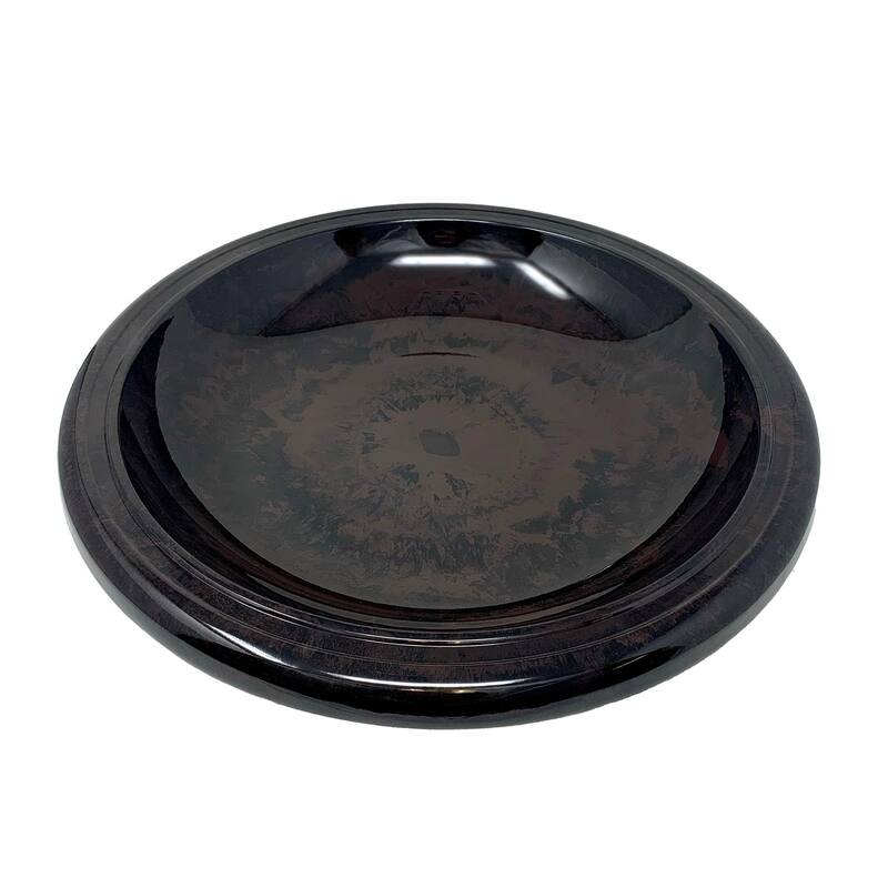 24"H Fiber Clay Birdbaths, 19"D x 24"H, 21"H base, 8lbs.