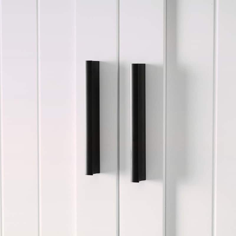 Tall Bathroom Cabinet with Drawer,Cabinets,Soft-Close Doors,Adjustable Shelves,Open Storage for Versatile Use
