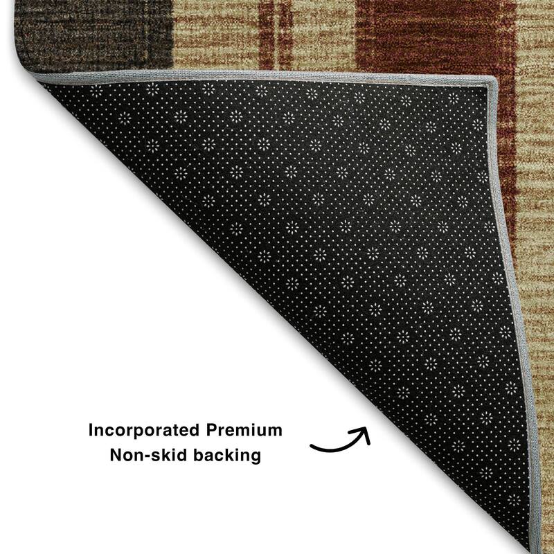 Premium Washable Super Soft Modern Stripe Mayfield Rug