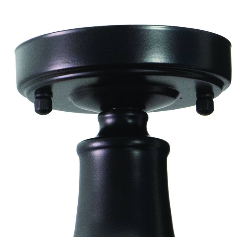 Bronze Outdoor Ceiling Light - Flush Mount Barn Light - Dark Sky Compliant - Modern Farmhouse Style - 9.25