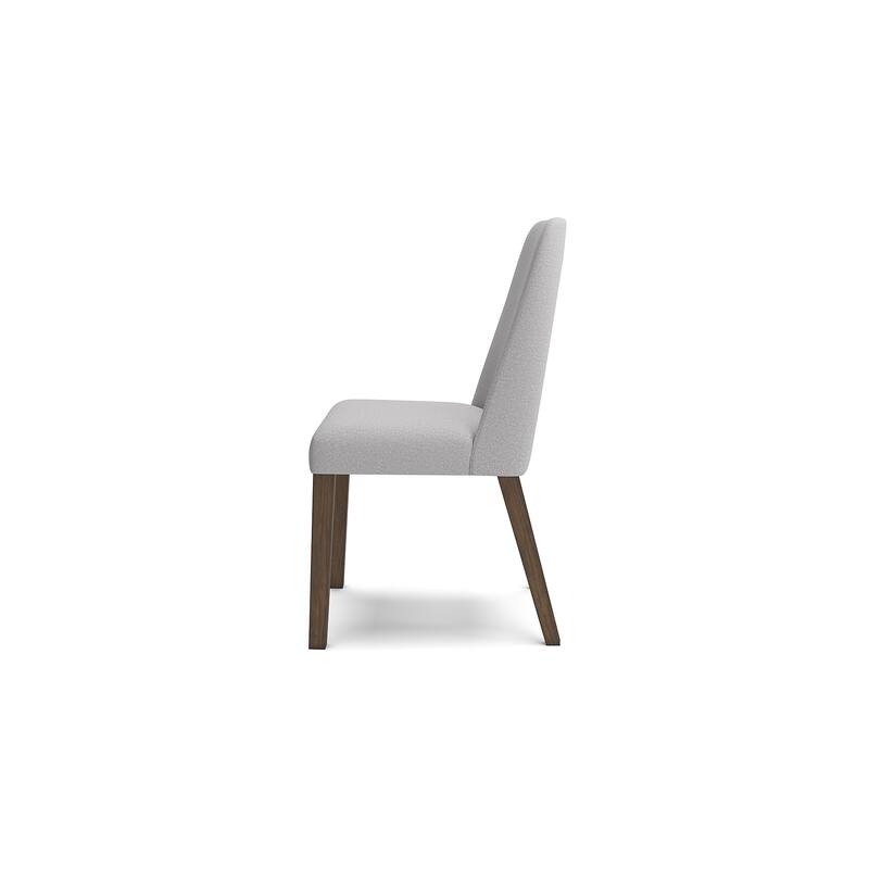 Signature Design by Ashley Lyncott Gray/Brown Dining Upholstered Side Chair (Set of 2) - 18"W x 24"D x 36"H