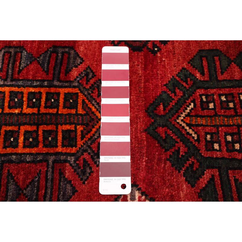 ECARPETGALLERY Hand-knotted Konya Anatolian Red Wool Rug - 3'5 x 8'3