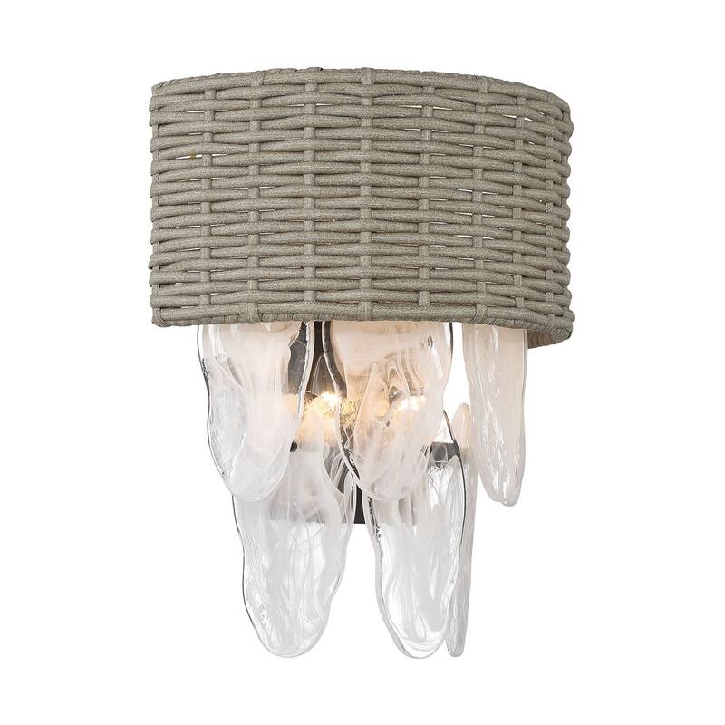 Minka Lavery 5295 Breaker Isle 4 Light 19" Tall Wall Sconce with - Coal