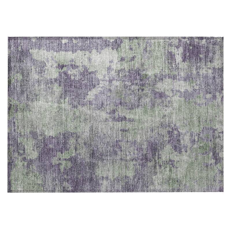 Jaz Modern Art-Inspired Weather Resistant Timeless Fusion Outdoor Rug