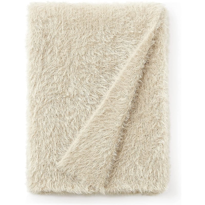 Cozy Potato® Crazy Messy Plush Throw Blanket
