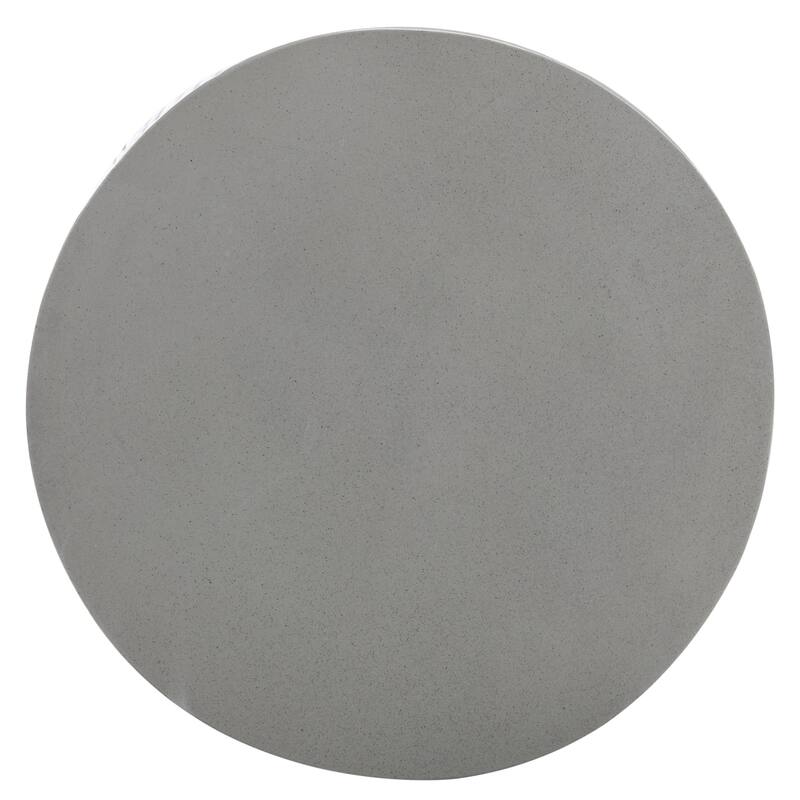 SAFAVIEH Reasilvia Trunk Concrete Indoor/ Outdoor Accent Table (Dark Grey) - 14.9" x 14.9" x 16.5" - 15Wx15Dx17H