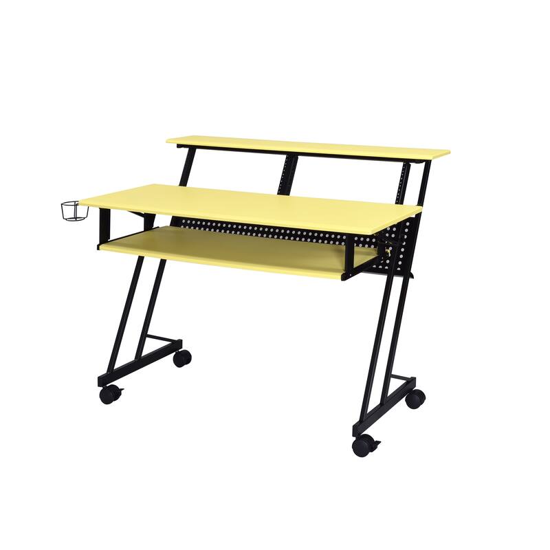 Suitor Yellow & Black Finish Music Recording Studio Desk