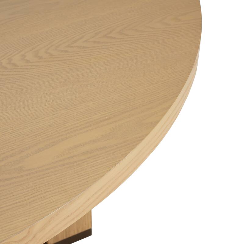 Christopher Knight Home - Mason 48" Round Dining Table with Elegant Pedestal Base(Only Table)