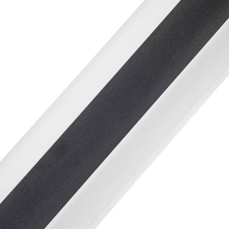 Modern Black Linear Rectangular Strip Exterior Sconce Integrated LED Waterproof IP65 Outdoor Wall Light
