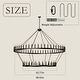 preview thumbnail 14 of 22, Extra Large Wagon Wheel Chandelier High Ceiling Farmhouse Chandeliers