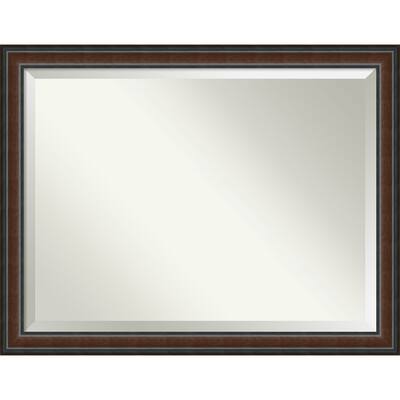 Wall Mirror Oversize Large, Cyprus Walnut 45 x 35-inch - oversize large - 45 x 35-inch
