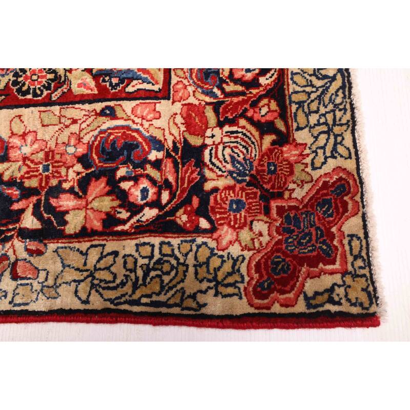 ECARPETGALLERY Hand-knotted Kayseri Red Wool Rug - 6'1 x 8'10