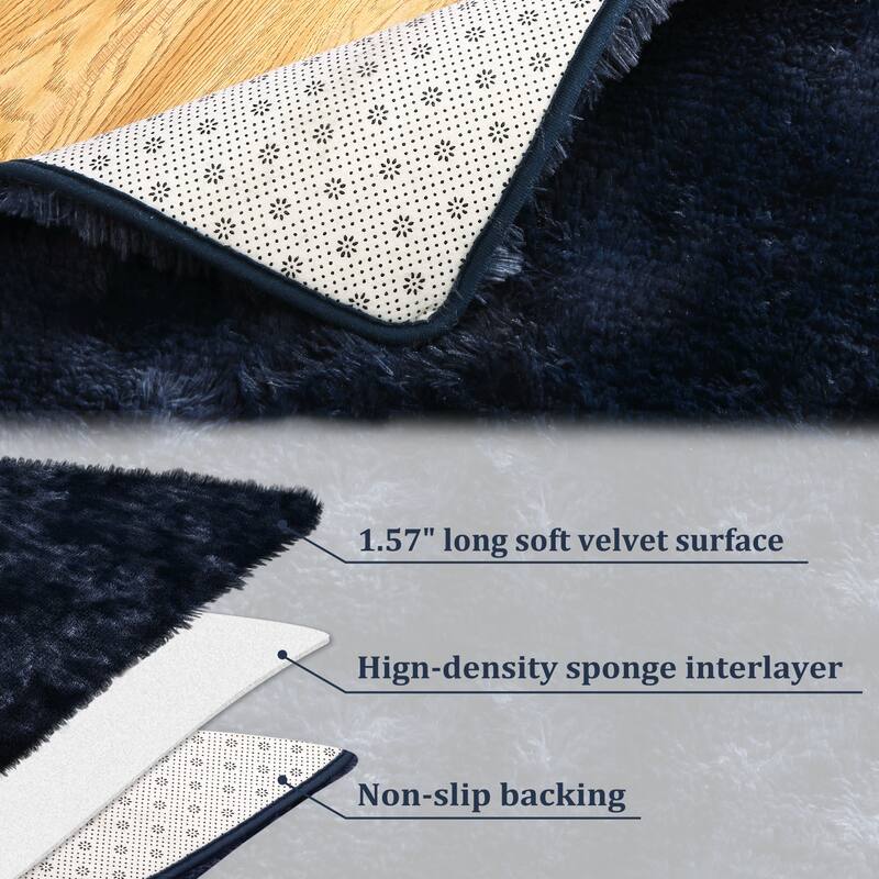 Garvee Shag Fluffy Area Rug Modern Indoor Plush Shaggy Carpet
