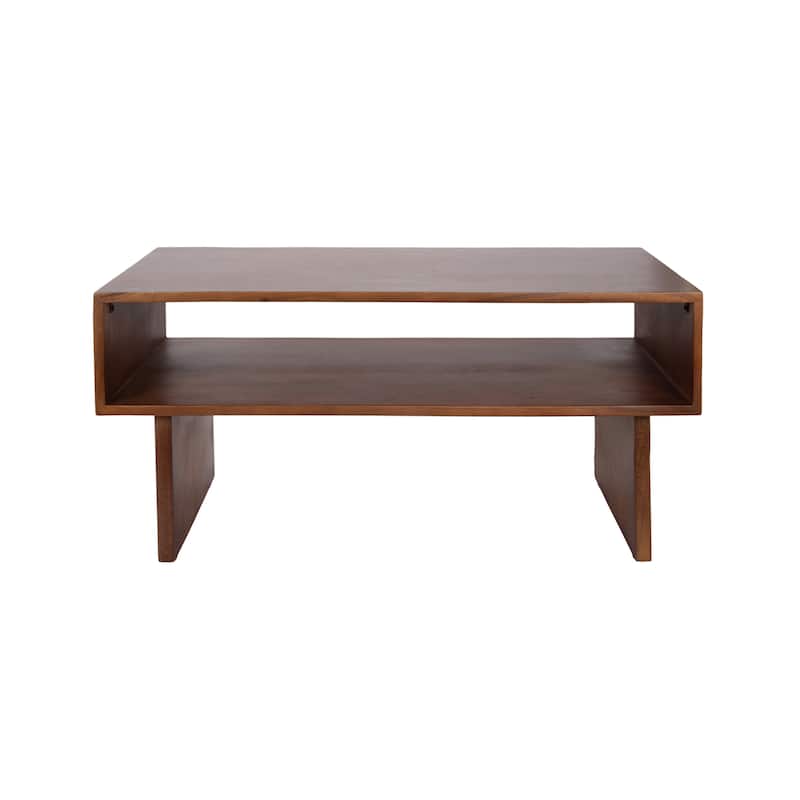 Kate and Laurel Torroba Ribbed Coffee Table